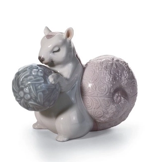 Lladro-Festive Squirrel II