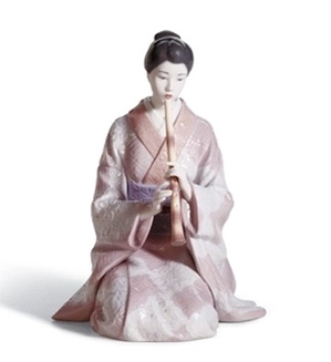 Lladro-Shakuhachi Player