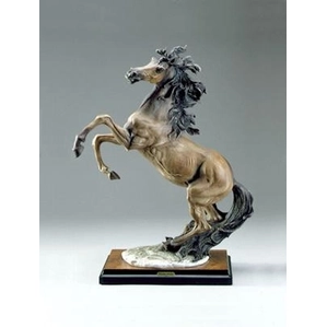 Giuseppe Armani-Rearing Horse Signed By Giuseppe Armani