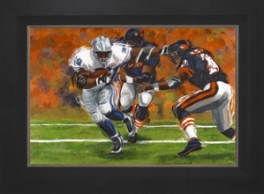 Scott Smith-Barry Sanders - Hand Signed By Barry BSE Edition Framed