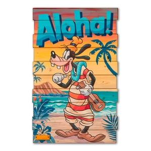 Trevor Carlton-A Goofy Aloha On Reclaimed Wood