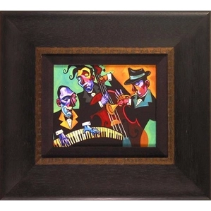 Tim Rogerson-Three Black Ties Framed