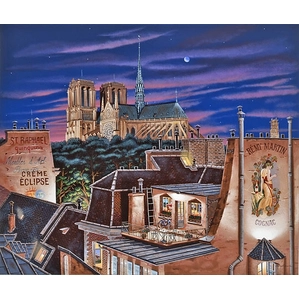 Liudmila Kondakova-Notre Dame at Dusk