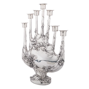 Dargenta-7 Arm Silver Candle Holder