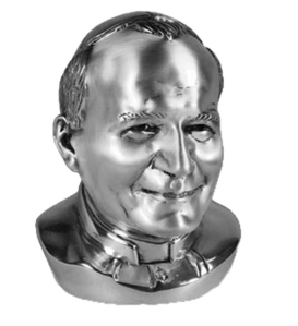 Dargenta-Jean Paul II Statue in Silver