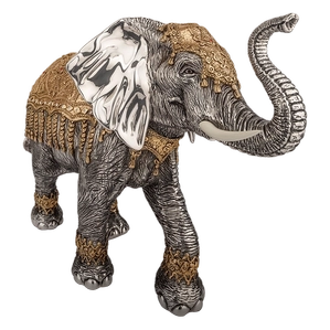 Dargenta-Silver Indian Elephant Statue