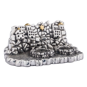 Dargenta-Silver Shabbat Candle Holder