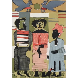 Romare Bearden-Firebirds