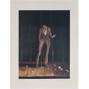 Ernie Barnes-The Comedian Signed And Numbered Limited Edition