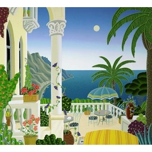 Thomas McKnight-Ravello Balcony Paper With Remarque