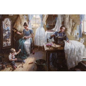 Morgan Weistling-The Dressmaker's Shop Artist Proof Masterworks