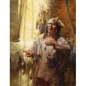 Howard Terpning-CALLING THE BUFFALO