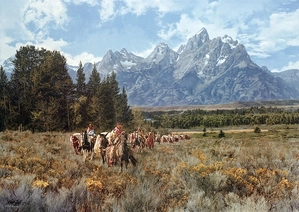 Paul Calle-In the Valley of the Grand Tetons