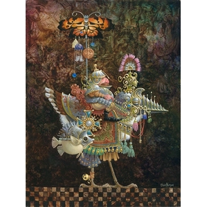 James Christensen-Butterfly Knight SMALLWORK CANVAS EDITION