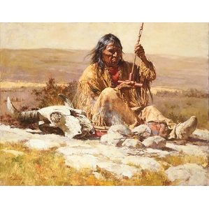 Howard Terpning-SEEKING WISDOM THROUGH THE PIPE