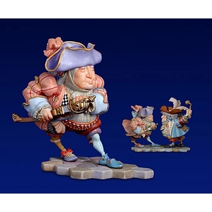 James Christensen-Tweedle Dee Porcelain Sculpture