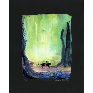 Harrison Ellenshaw-Mowgli and Bagheera - From Disney The Jungle Book