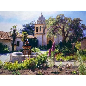 June Carey-Springtime In The Mission Garden