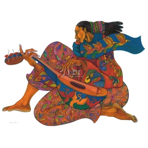 Charles Bibbs-The Music Maker 2 -  Giclee