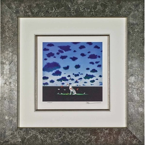 Robert Deyber-The Bird Dog Framed