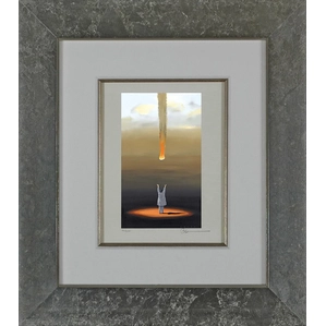 Robert Deyber-Catching Fire Framed