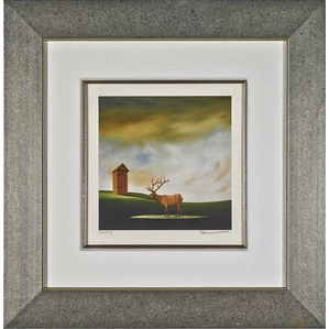 Robert Deyber-Deer John Framed