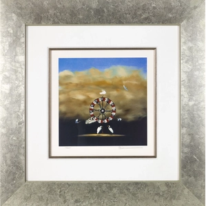 Robert Deyber-Fowl Play Framed