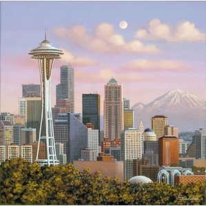 Liudmila Kondakova-Seattle Skyline