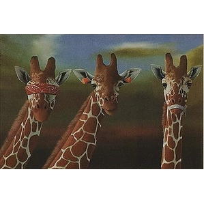 Robert Deyber-See No Evil, Hear No Evil, Speak No Evil Giraffes