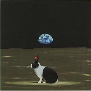 Robert Deyber-A Hare Out of Place I Outer-Space