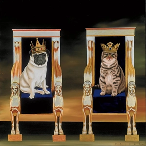 Robert Deyber-Reigning Cats and Dogs