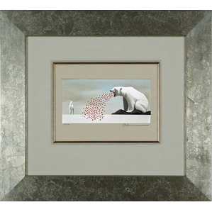 Robert Deyber-Love Sick Framed