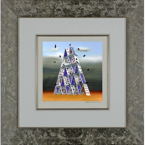 Robert Deyber-House of Cards Framed