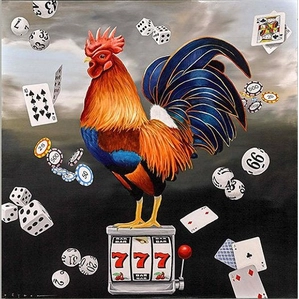 Robert Deyber-Game Cock