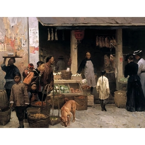 Mian Situ-Chinatown Market San Francisco 1878