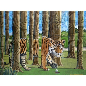 Rene Dickerson-Gaze of a Tiger tribute to Tiger Woods