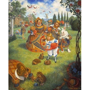 Scott Gustafson-The Queens Croquet-Ground Limited Edition Print