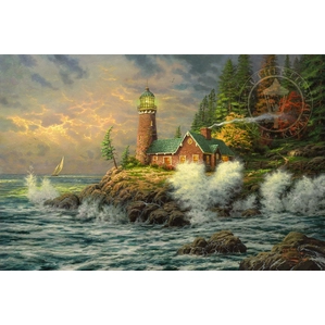 Thomas Kinkade-Courage