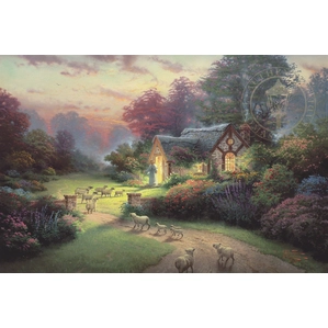 Thomas Kinkade-The Good Shepher's Cottage