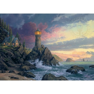 Thomas Kinkade-Rock of Salvation