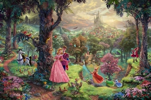 Thomas Kinkade Disney-Sleeping Beauty