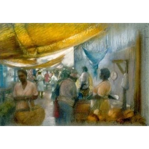 Brenda Joysmith-Canopies At Sav Market Giclee