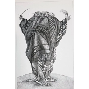 Charles Bibbs-Cloaks Of The Herdsmen Limited Edition Remarque No. 7