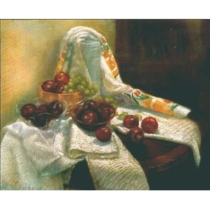 Brenda Joysmith-Plums And Green Grapes Giclee