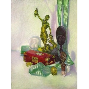 Brenda Joysmith-Still Life With Brass Hunter Seriagraph