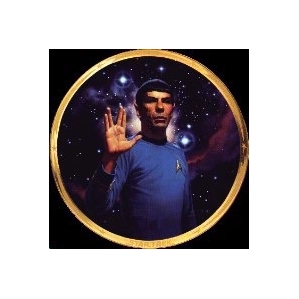 Thomas Blackshear-Star Trek Mr. Spock 25th Anniversary Plate