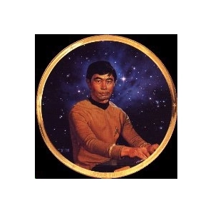 Thomas Blackshear-Star Trek Hikaru Sulu 25th Anniversary Plate