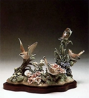 Lladro-Spring Birds