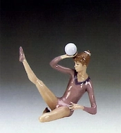 Lladro-Gymnast Balancing Ball