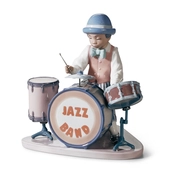 Lladro Black Legacy-JAZZ DRUMS